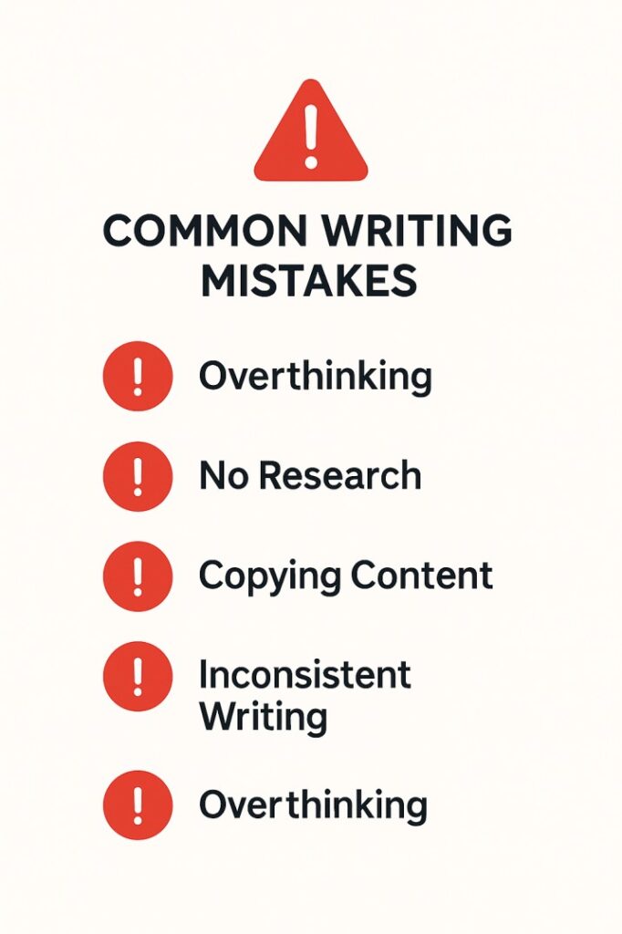 Content Writing Common Mistakes