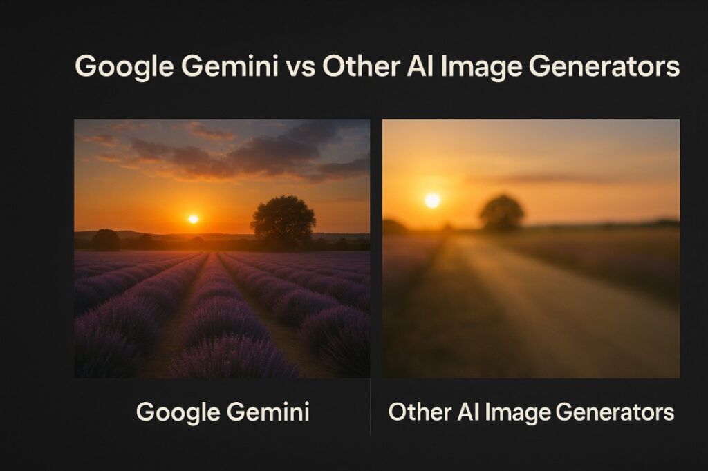 Google Gemini vs Other AI Image Generators